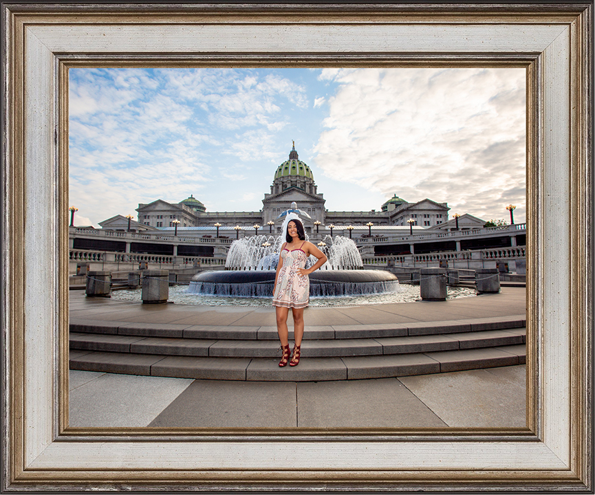 Silver Frame Including Print | Silver-horizontal.jpg