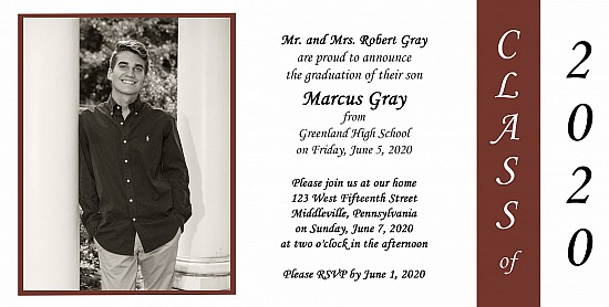 Graduation Announcement Style 4